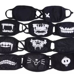 Face mask skull X cute bear